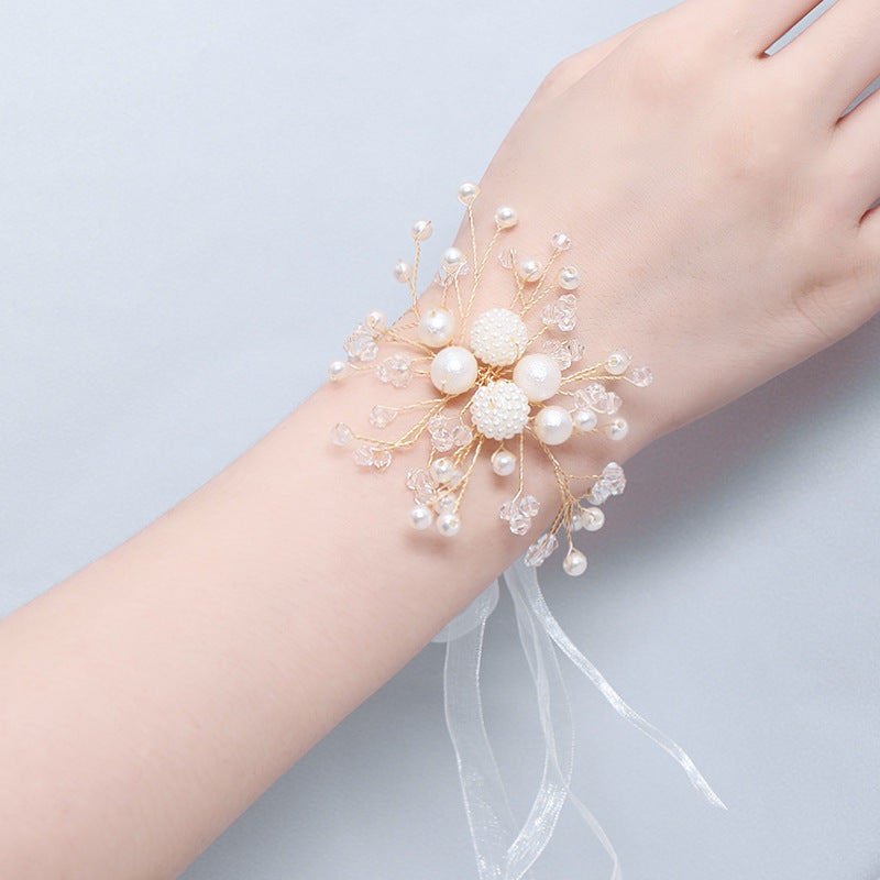Korean Style Super Fairy Sisters Children’s Hand Flower – Beautiful Bride Wedding Sen Bracelet