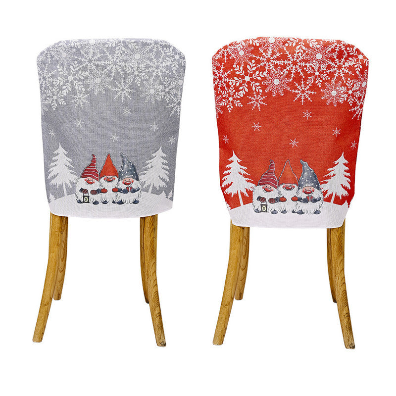 Christmas Ornament Rudolph Printed Table And Chair Cover