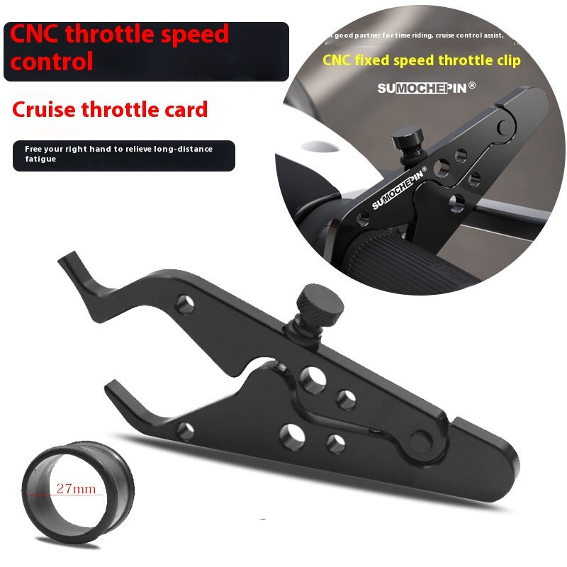 Electric Motorcycle Cruise Control Control Throttle Clip Auxiliary Holder Booster Aluminium Alloy Retrofit Accessories