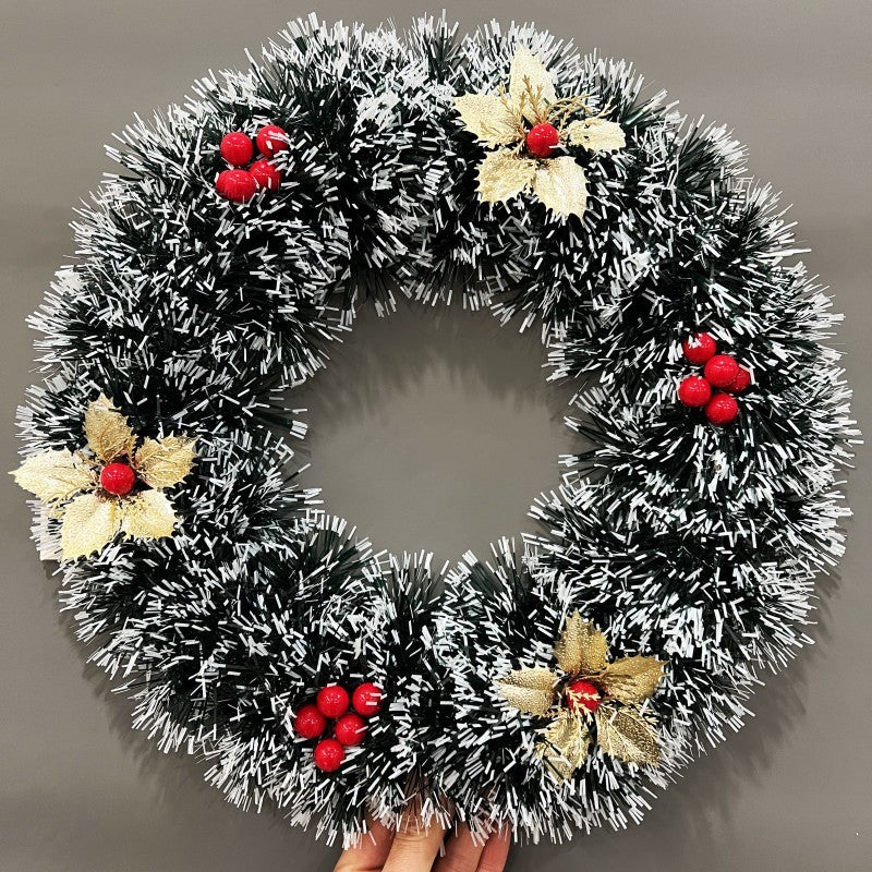 Christmas Festival Wreath Door and Window Hanging Decoration