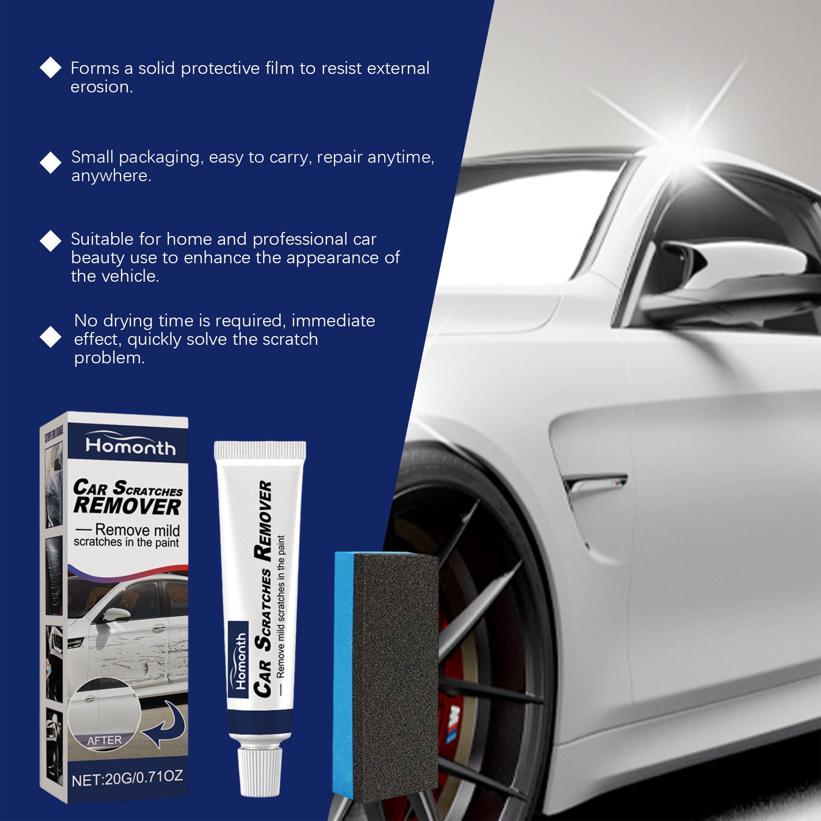 Auto Scratch Repair Tool – Car Polishing Wax & Anti-Scratch Cream for Vehicle Paint