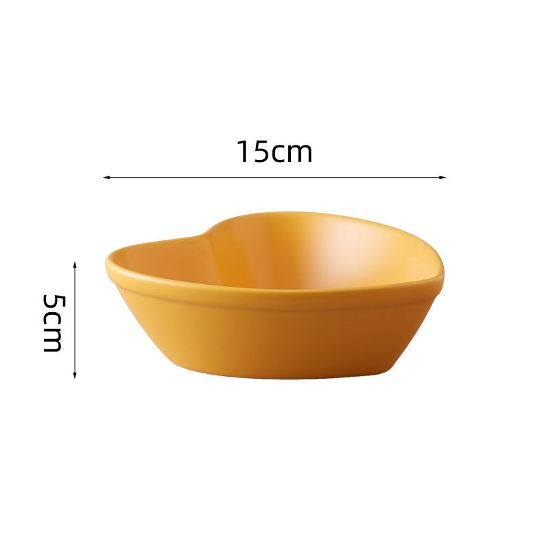 Ceramic Bowl For Protecting Cervical Spine And Oblique Mouth