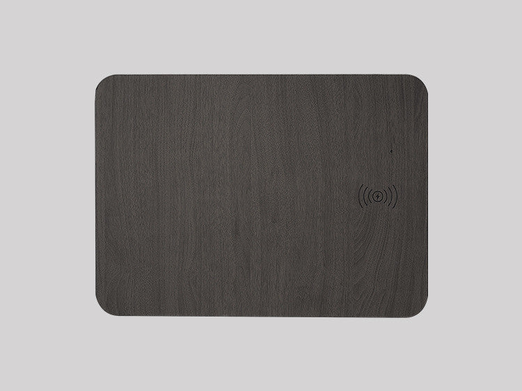 Wooden Wireless Charger – 15W Qi Fast Charging Pad, USB-C, Case-Friendly (Walnut/Bamboo)