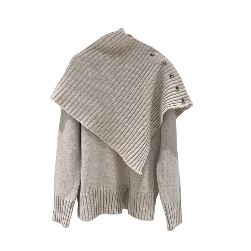 Fashion New Temperament Pullover Loose Sweater Women