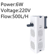 Built-in 4 In 1 Aquarium Filter In The Fish Tank