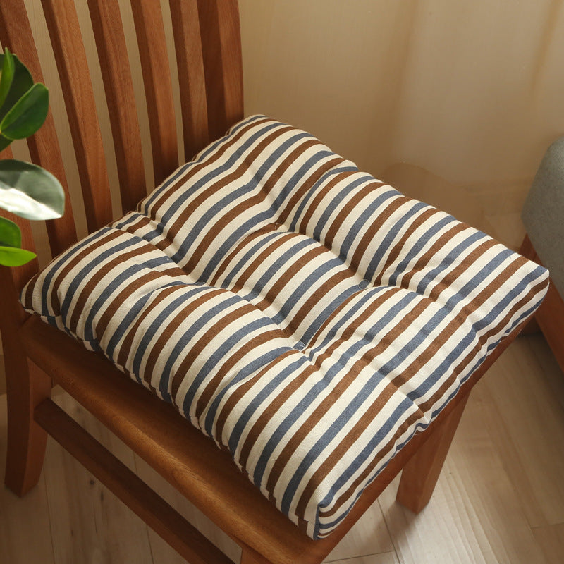 Thicken Belt Straps Chair Cushion Seat Cushion Breathable Fabric Butt Seat Cushion