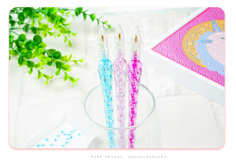 Transparent Crystal Diamond Painting Pen – Point Drill Tool for DIY Crafts