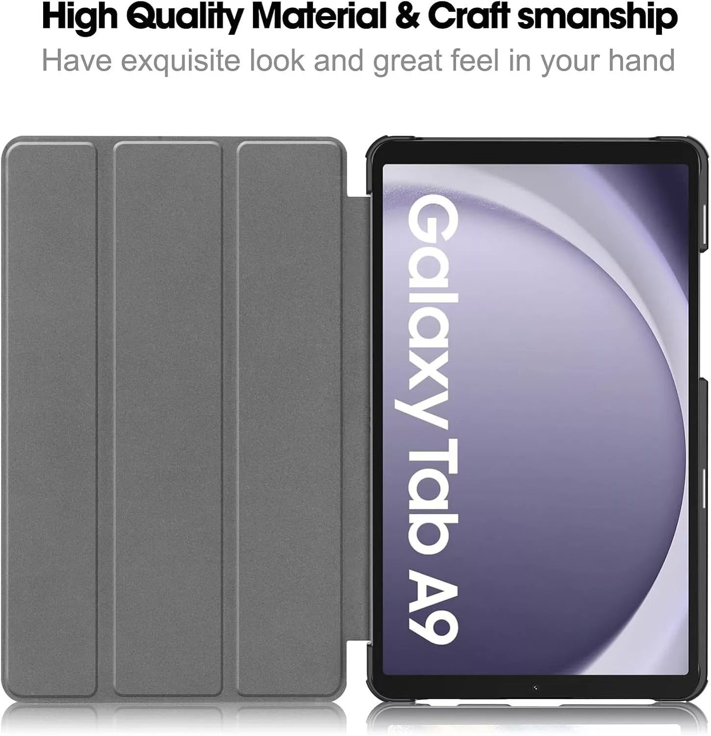 11in For  Galaxy Tab A9 PLUS Leather Smart Cover Flip Tablet Case
