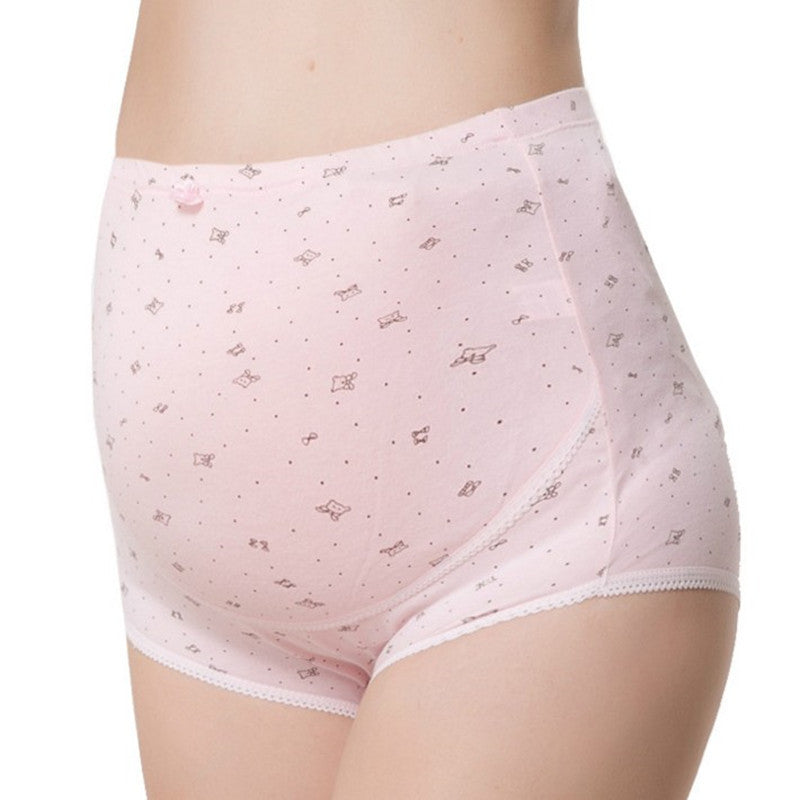 Maternity High-Waist Cotton Underwear – Adjustable Stomach Lift Pants