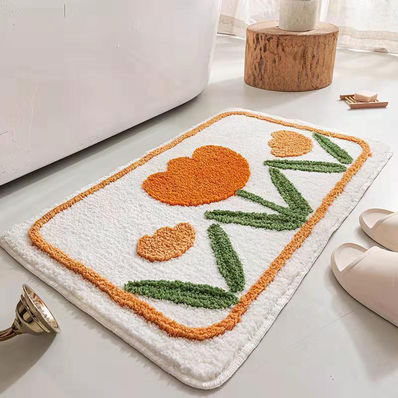 Simple Absorbent Floor Mats – Kitchen & Bathroom Use