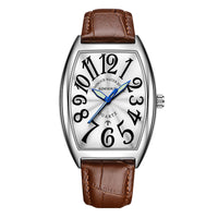 Silver Case Brown Leather