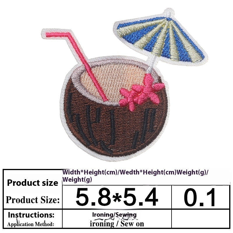 Embroidered Cloth Stickers – Decorative Patches for Clothes, Shoes, and Bags
