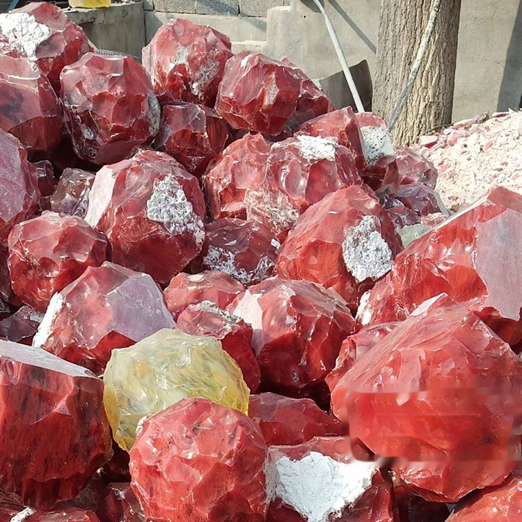 Home Red Crystal Ball Ornaments