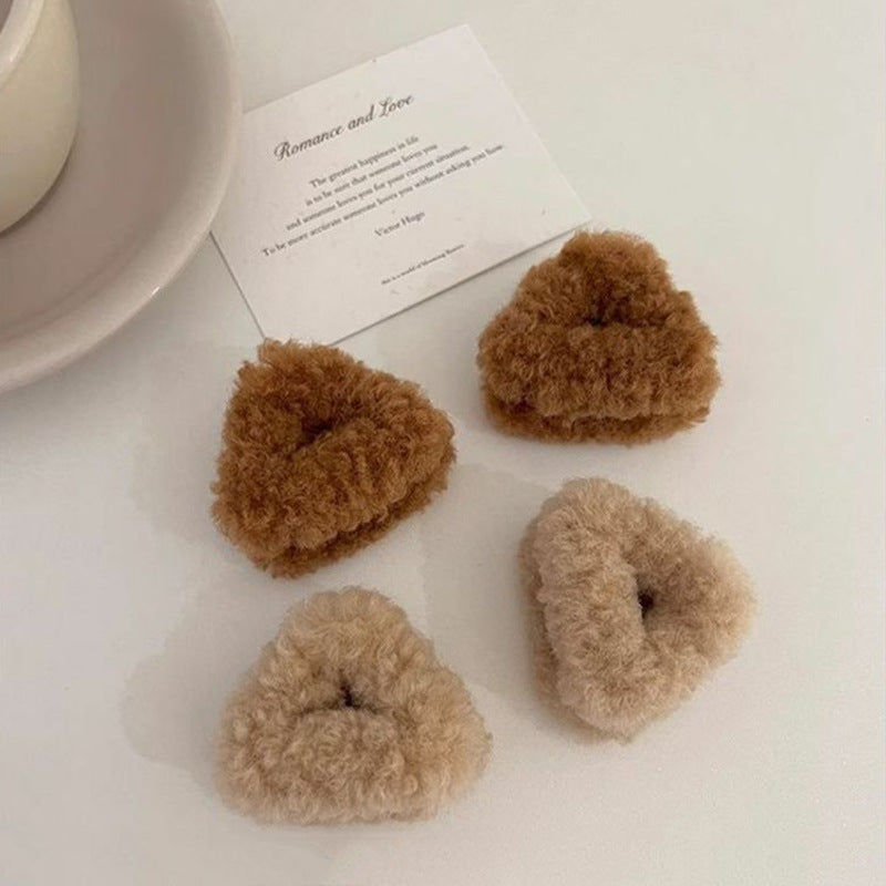 Plush Bear Feeling Barrettes Women