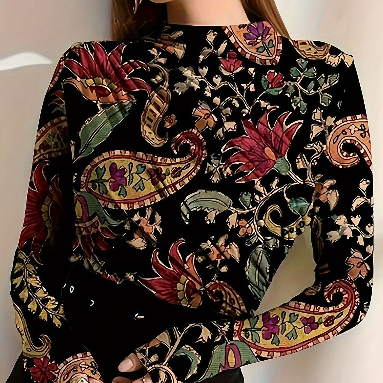 Western Style All-matching Plus Size T-shirt For Women