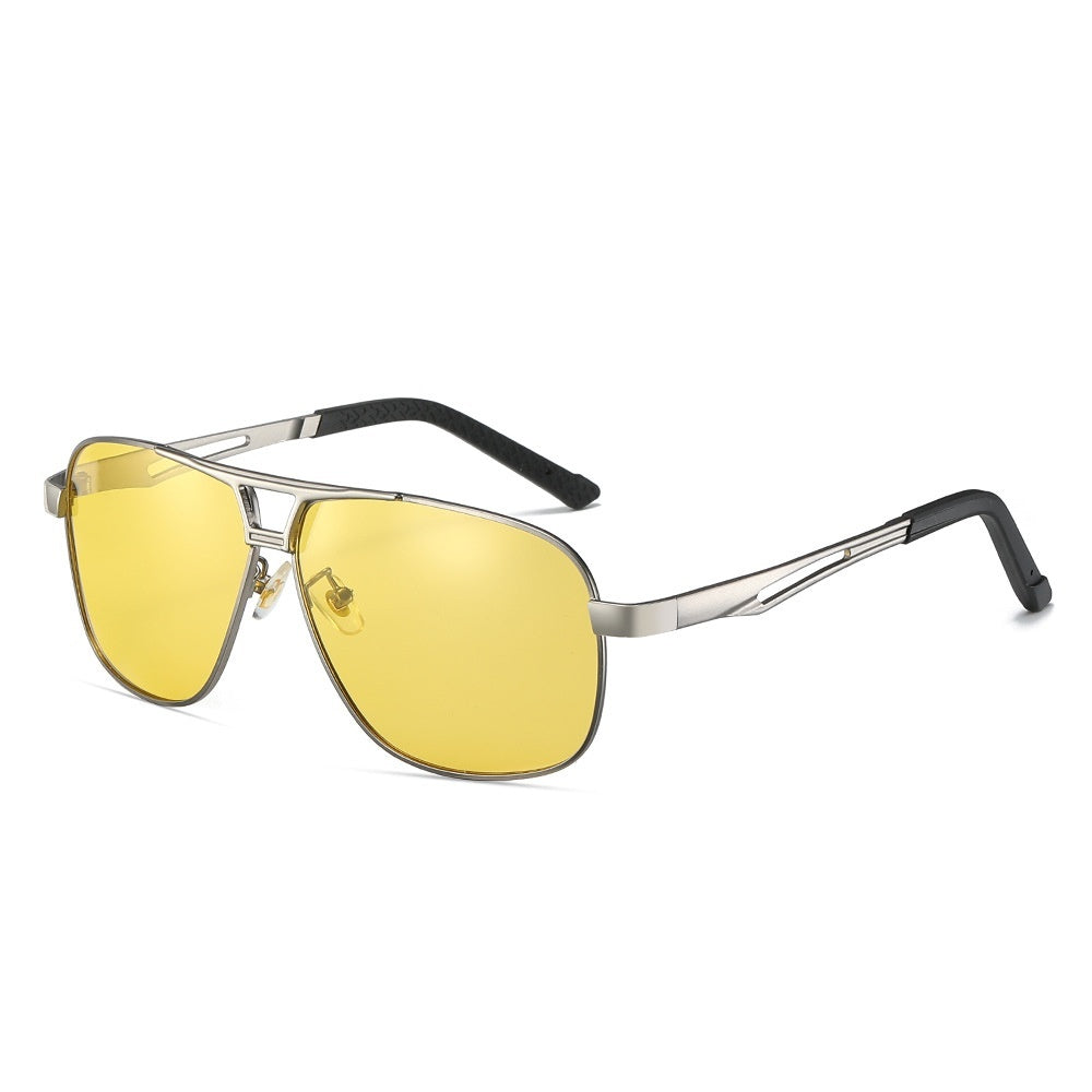 Men's Day and Night Dual-Use Photochromic Driving Sunglasses