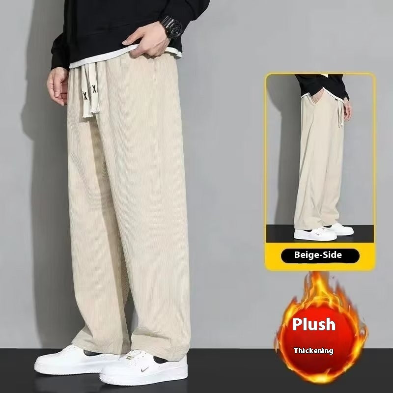 Men’s Corduroy Fleece Padded Warm Winter Pants