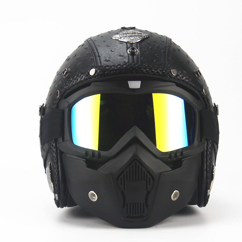 Handmade Four Seasons Retro Halley Helmet