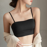 Seamless Camisole Nylon Milky White Womens Regular