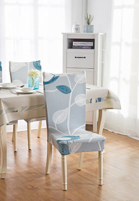Elastic Siamese Solid Color Stretch Office and Hotel Chair Cover