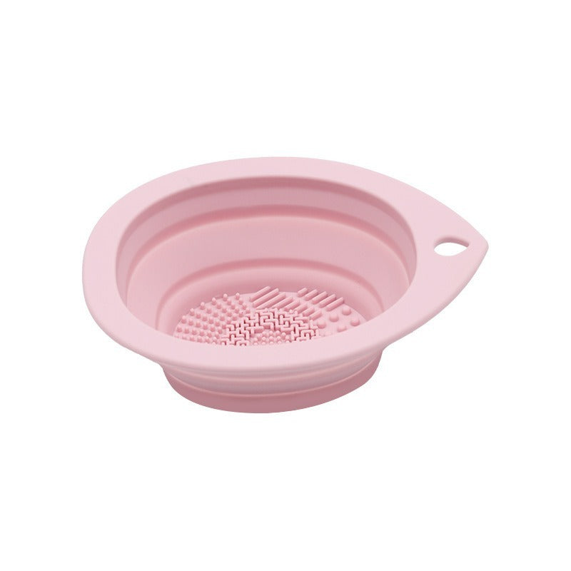 Silicone Brush Cleaning Pad – Folding Solid Color Beauty Tool Mat