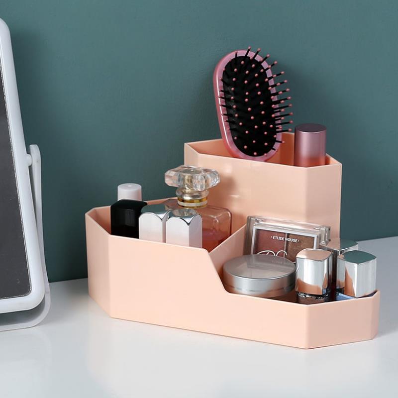 Multi-Grid Corner Storage Box – ABS Plastic Organizer