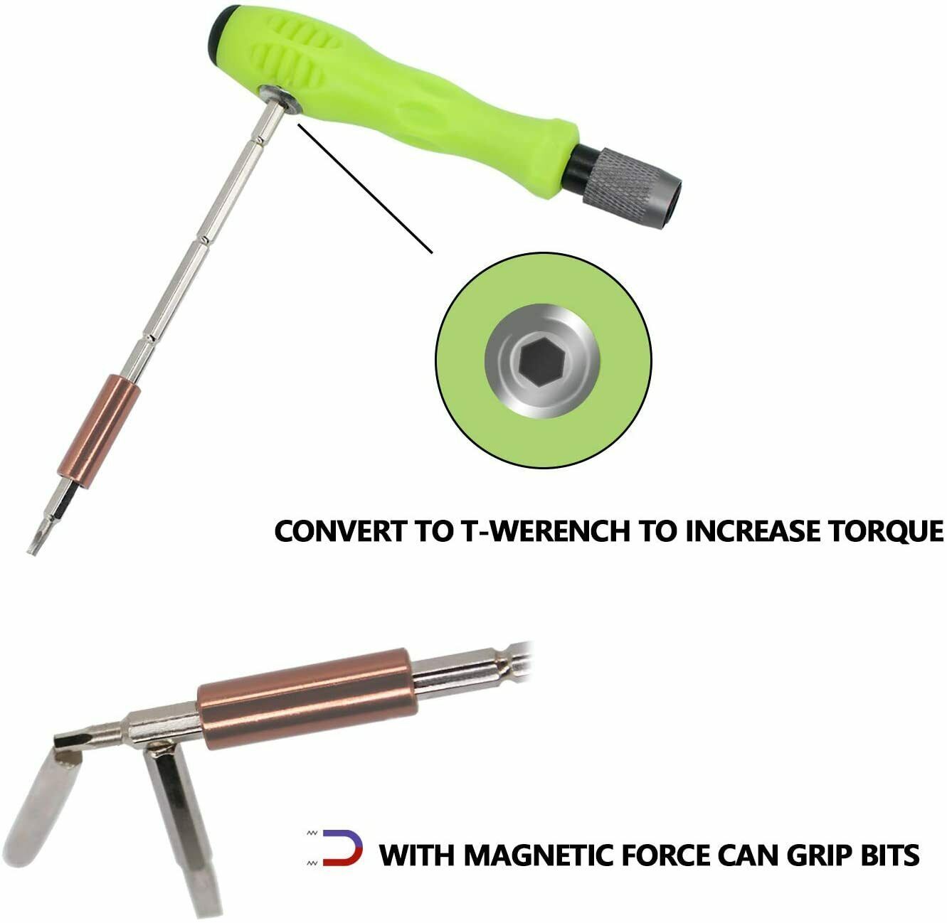 32-in-1 Precision Magnetic Screwdriver Set – Torx & Multi-Bit Kit