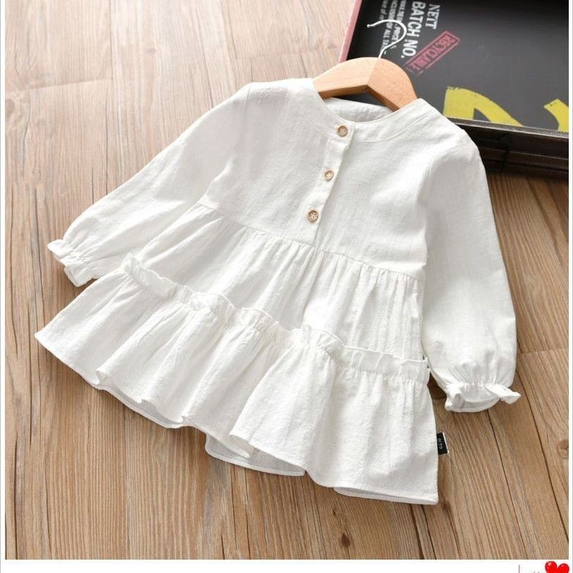 Girls Cotton Western Style Shirt Dress Regular Fit Outfit