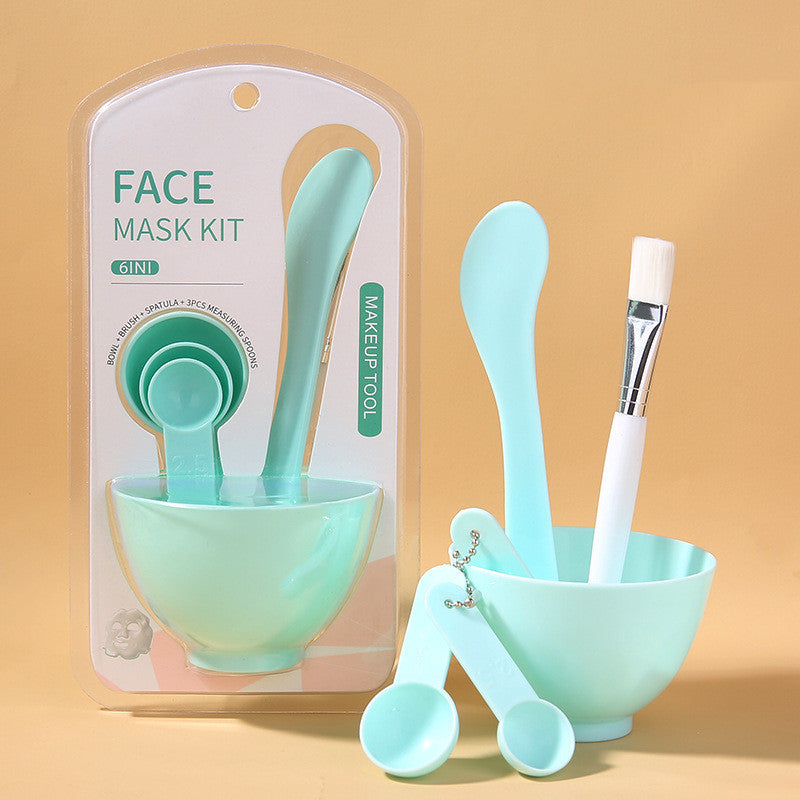 DIY Mask Bowl Tool Set – 6-Piece Portable Facial Mixing Kit