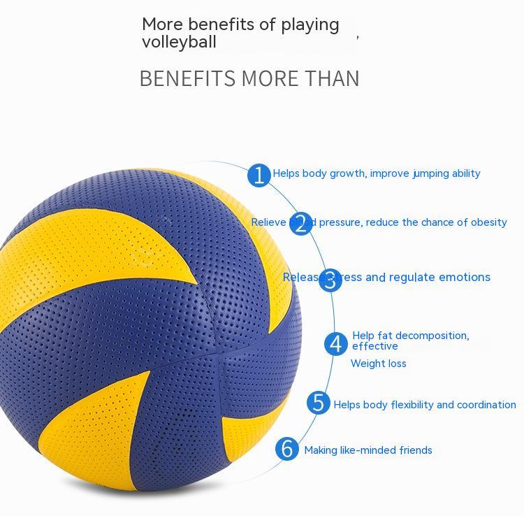 No. 5 Inflatable Volleyball – Indoor & Outdoor Training Ball for Students