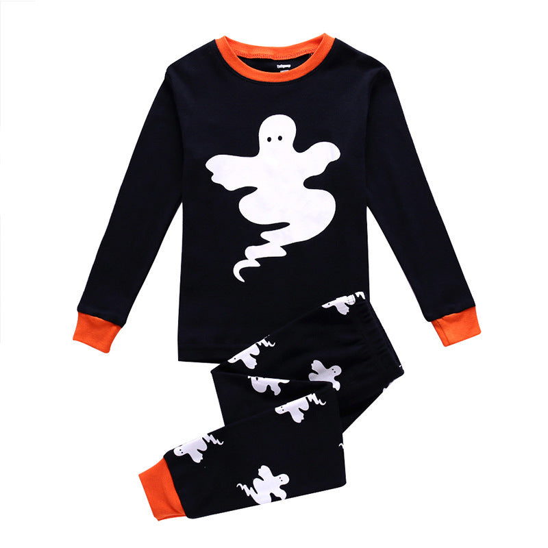 Children’s Halloween Luminous Pajamas Set Glow in the Dark Sleepwear