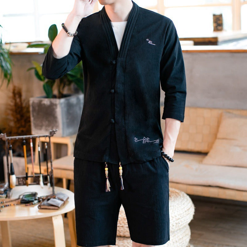 Chinese style linen set