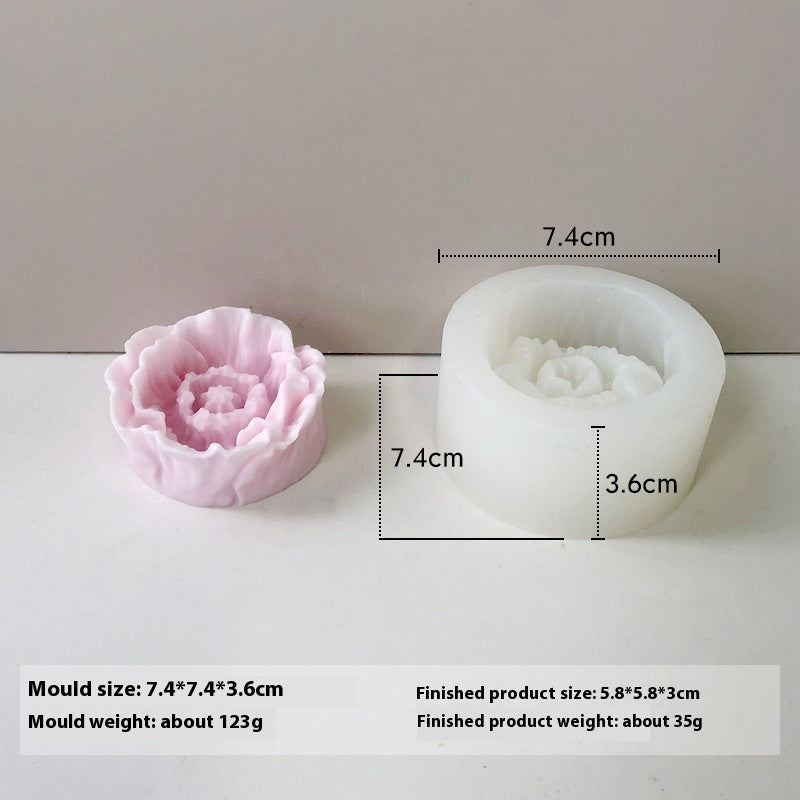Flower Aromatherapy Candle Silicone Mold DIY