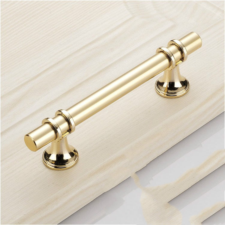 Gold Modern Minimalist American Style Black Cabinet Handle