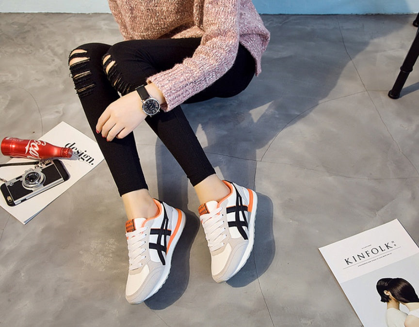 Korean Version Spring New Women’s Sports Running Shoes – Harajuku Wild Casual Ulzzang Style