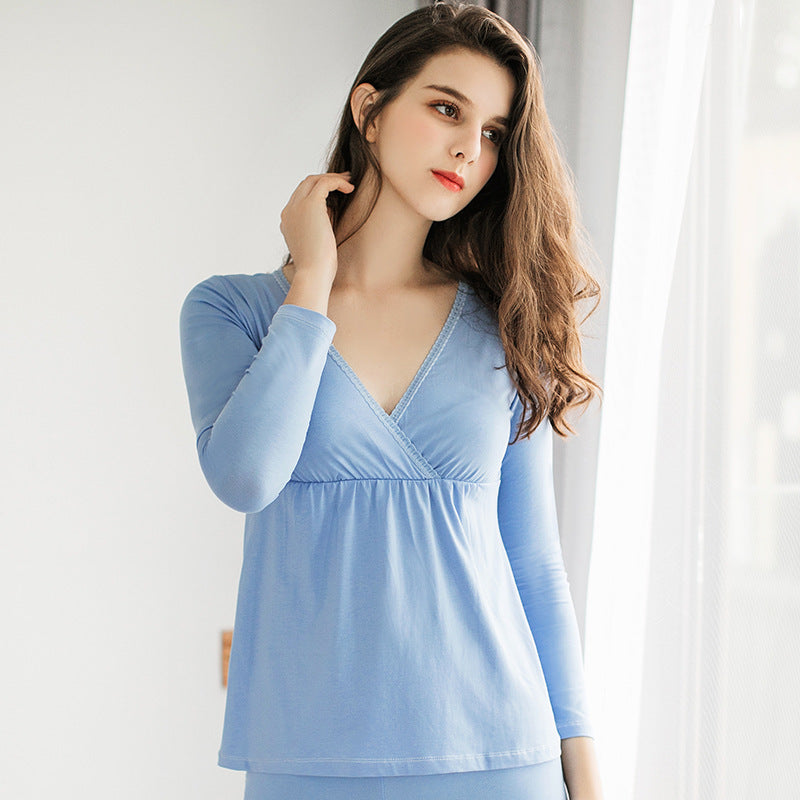 Maternity & Nursing Set – Comfortable Breastfeeding Outfit