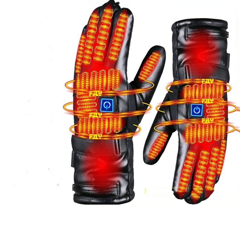 Full Finger Warm Waterproof Motorcycle Gloves – Outdoor Heating