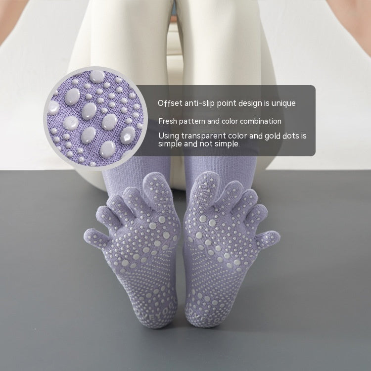 Five Fingers Non-Slip Yoga Socks