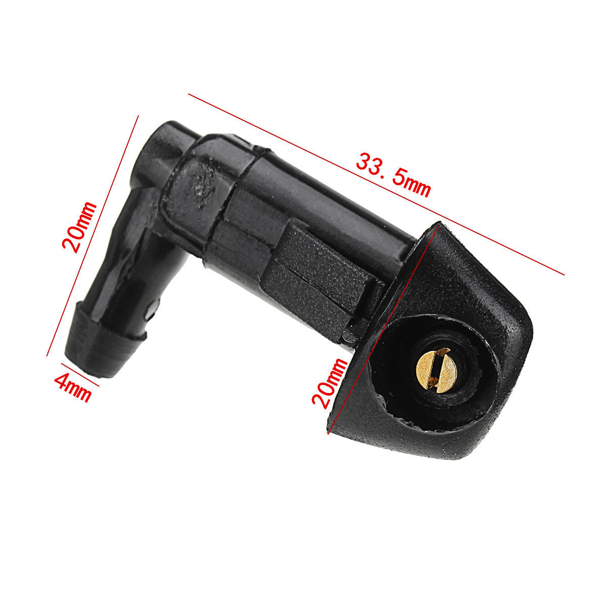 General Purpose Fan-Shaped Car Wiper Nozzle, Modified Spray Washer Accessory