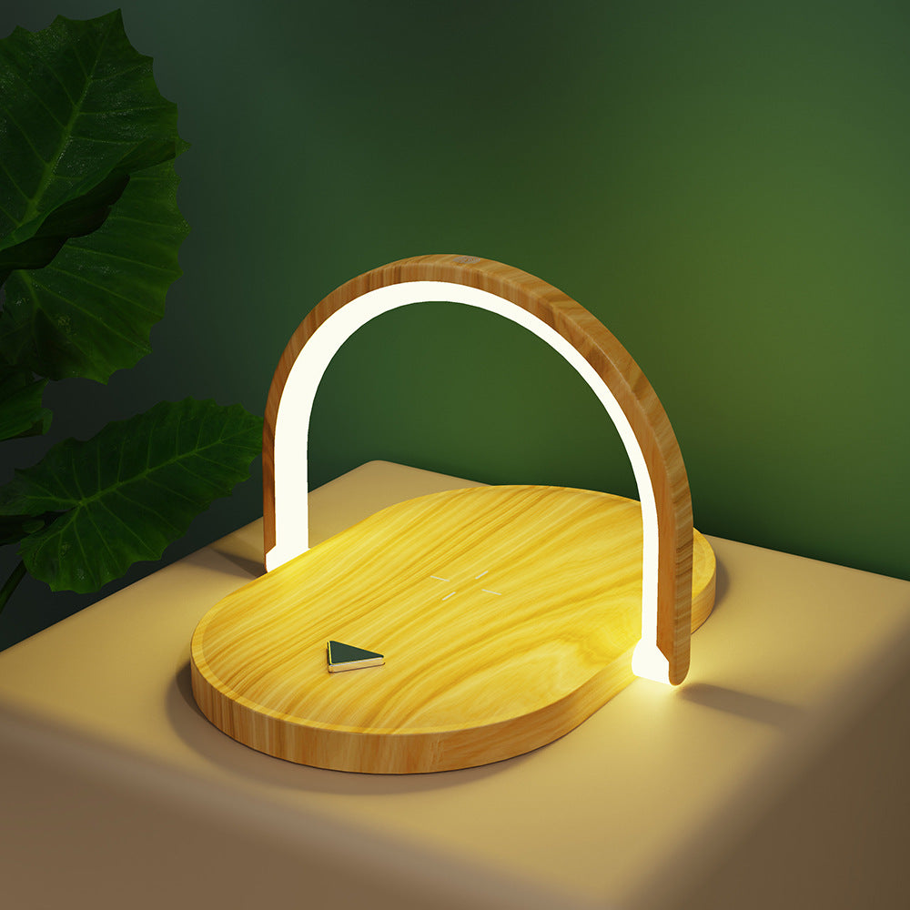 3-in-1 Foldable Wireless Charger & Night Light, 15W Qi Charging Station for iPhone, Apple Watch & AirPods