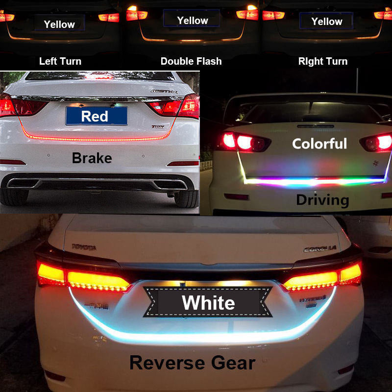 LED Car Tail Light – Super Bright, Waterproof, Plug & Play