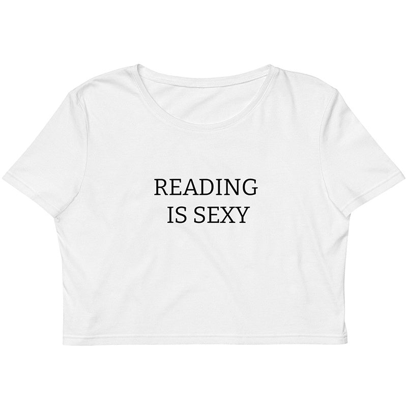 College Student Fashion Crop T-shirt Woman