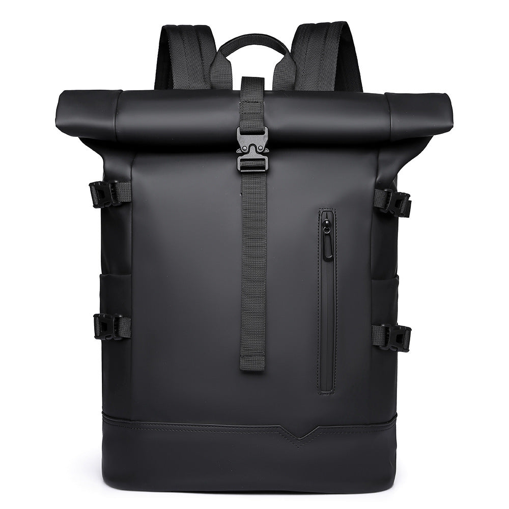 Unisex Business Casual Travel Backpack Waterproof Fabric