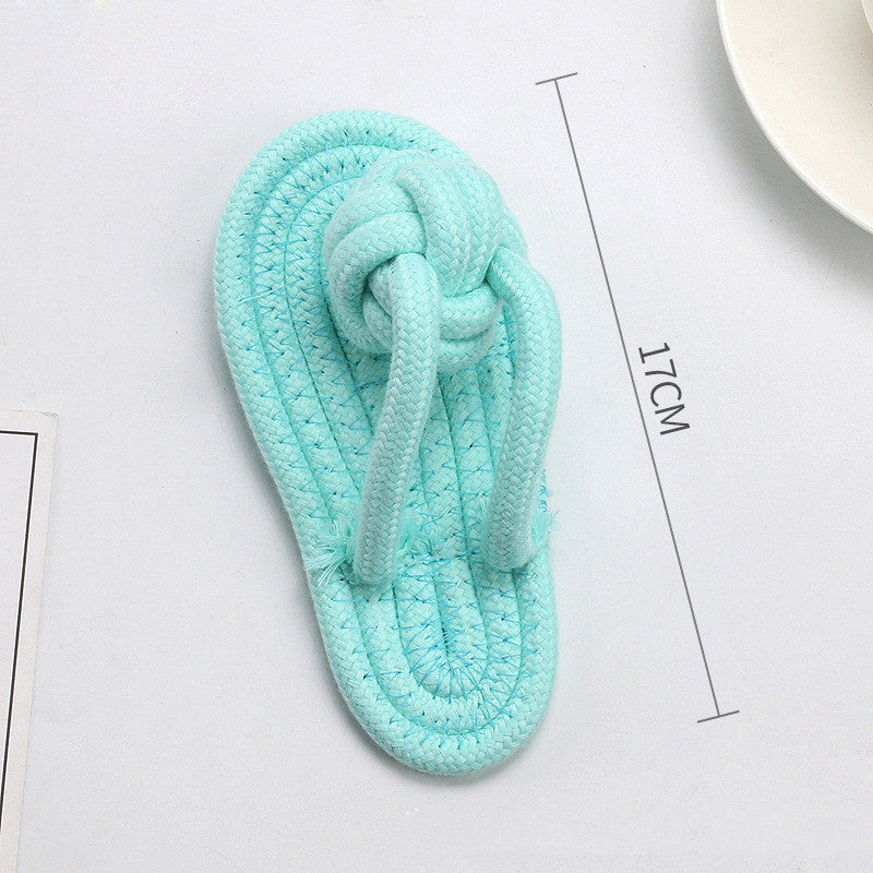 Pet Bite Resistant Cotton Rope Ball Cat And Dog Toy