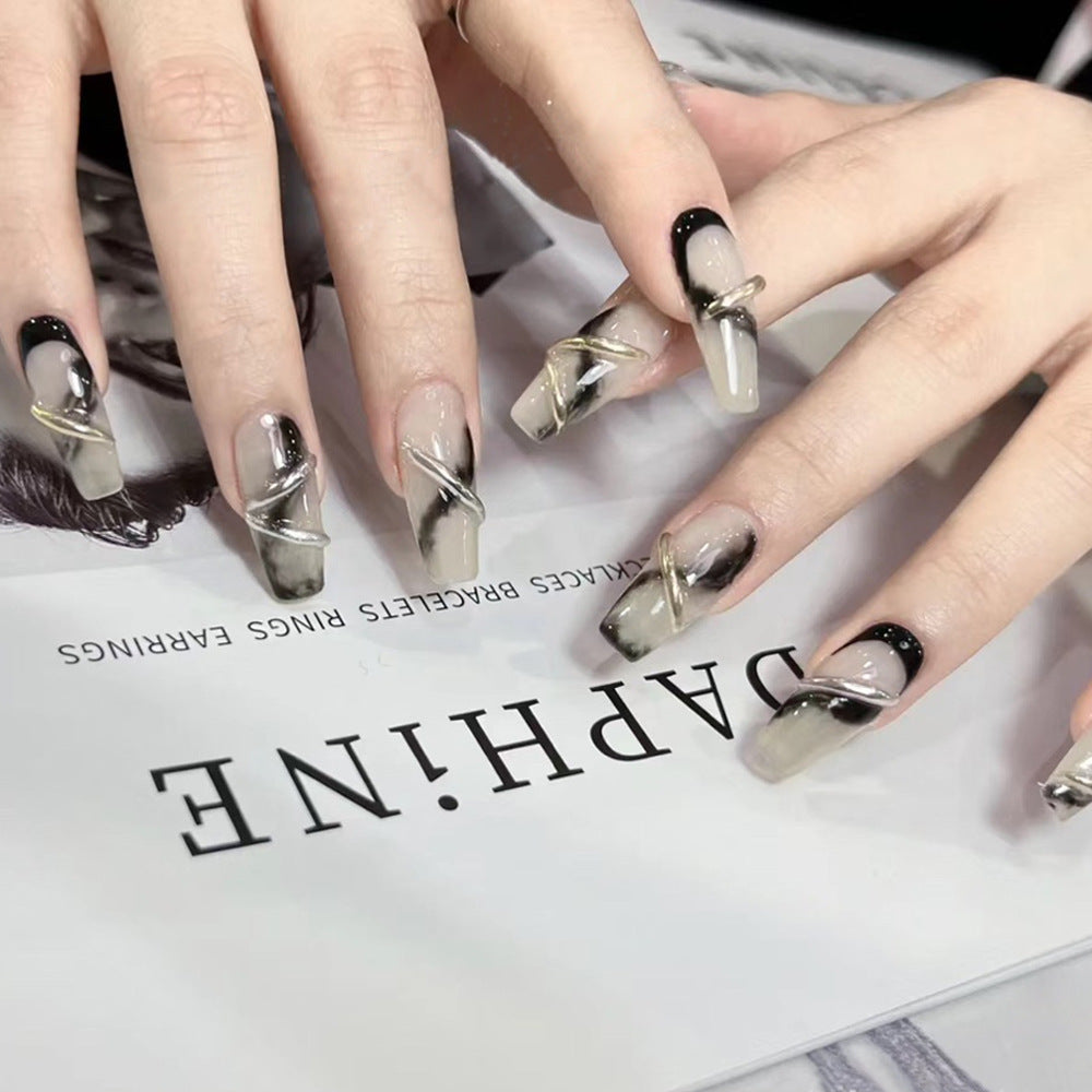 Hand Worn Nail Piece In China-Chic Red In The Year Of The Snake