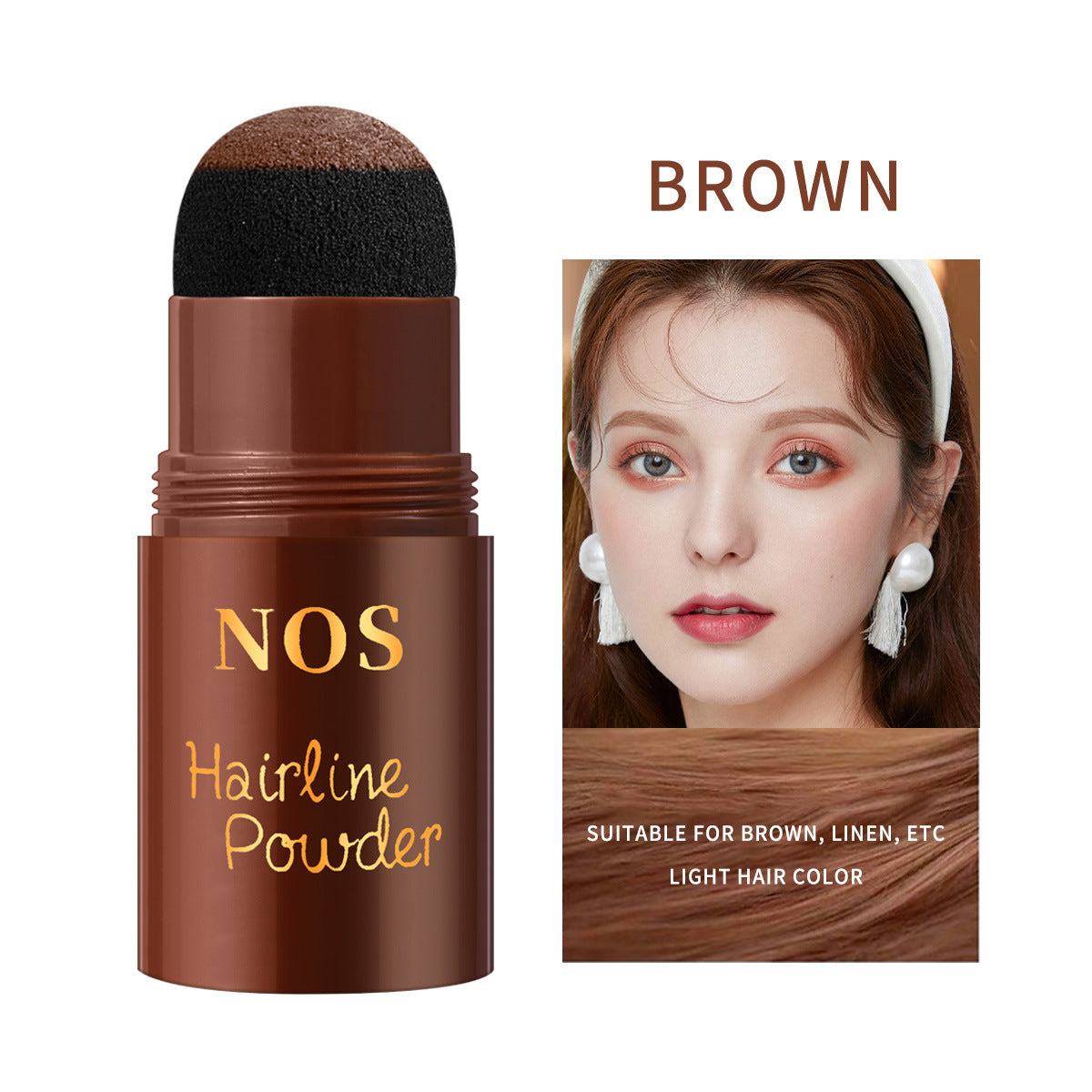 Portable Waterproof Hairline Filling Powder Stick