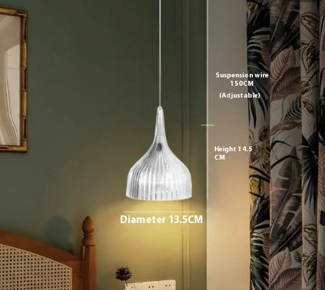 Mid-ancient Cream Style Acrylic Nordic Background Wall Corridor Aisle Balcony Study And Bedroom Bedside Ambience Light