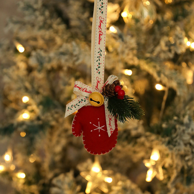Christmas Gift Wool Felt Christmas Tree Pendant