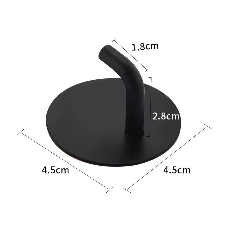 Minimalist 304 Stainless Steel Bathroom Hook – Wall-Mounted Clothes/Towel Hook