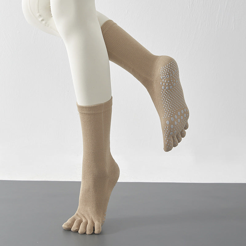 Five Fingers Non-Slip Yoga Socks